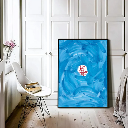 Abstracte posters in aardetinten