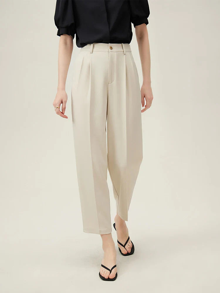 Linnen broek dames met elastische taille – Comfortabel en flexibel