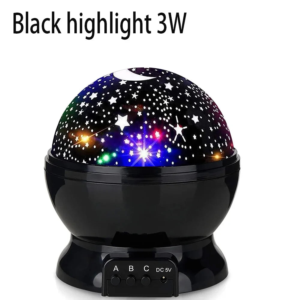 360 graden draaibare sterrenhemel projector