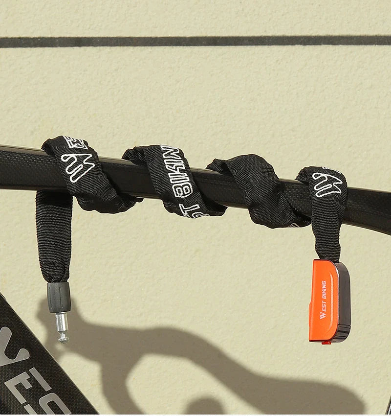 Fiets kettingslot met slijtvaste hoes – Duurzaam gebruik