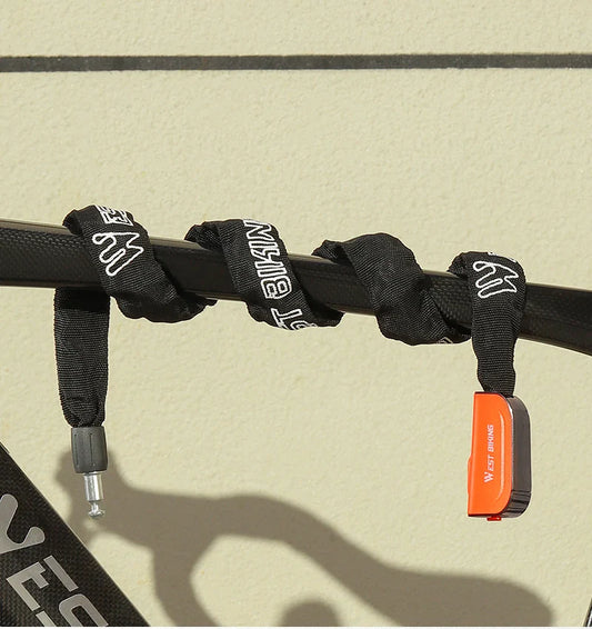 Fiets kettingslot met slijtvaste hoes – Duurzaam gebruik