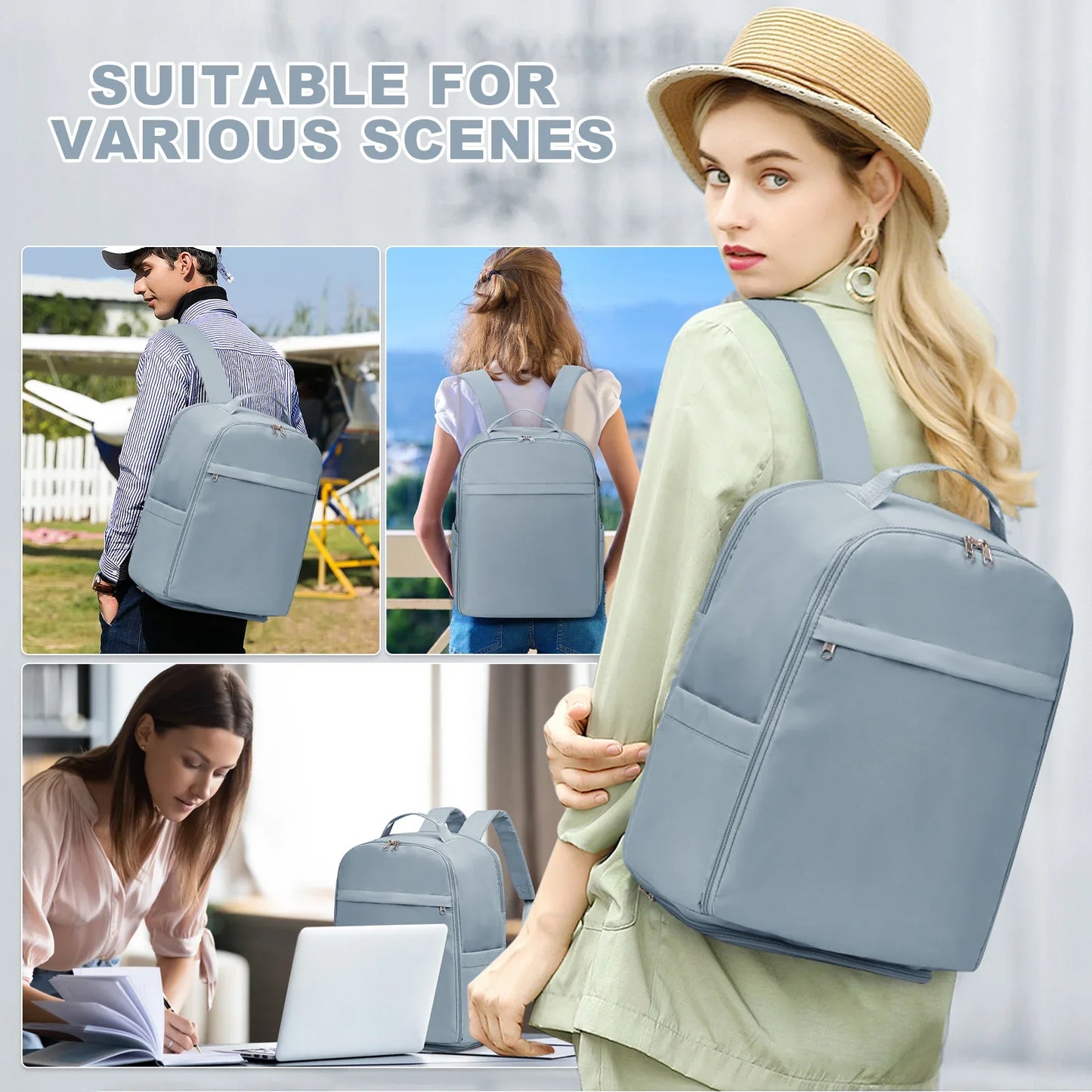 Slimme rugzak 40x30x20 met USB-aansluiting