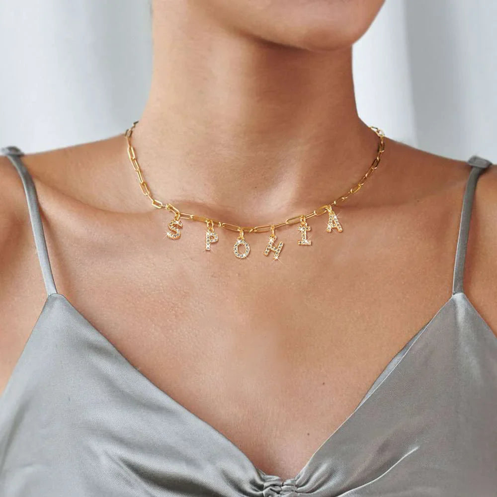 Ketting met symbool en tekstgravure