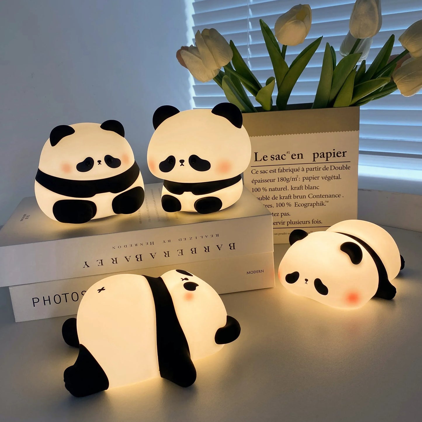 Lamp nachtkastje met matglas – Diffuus licht