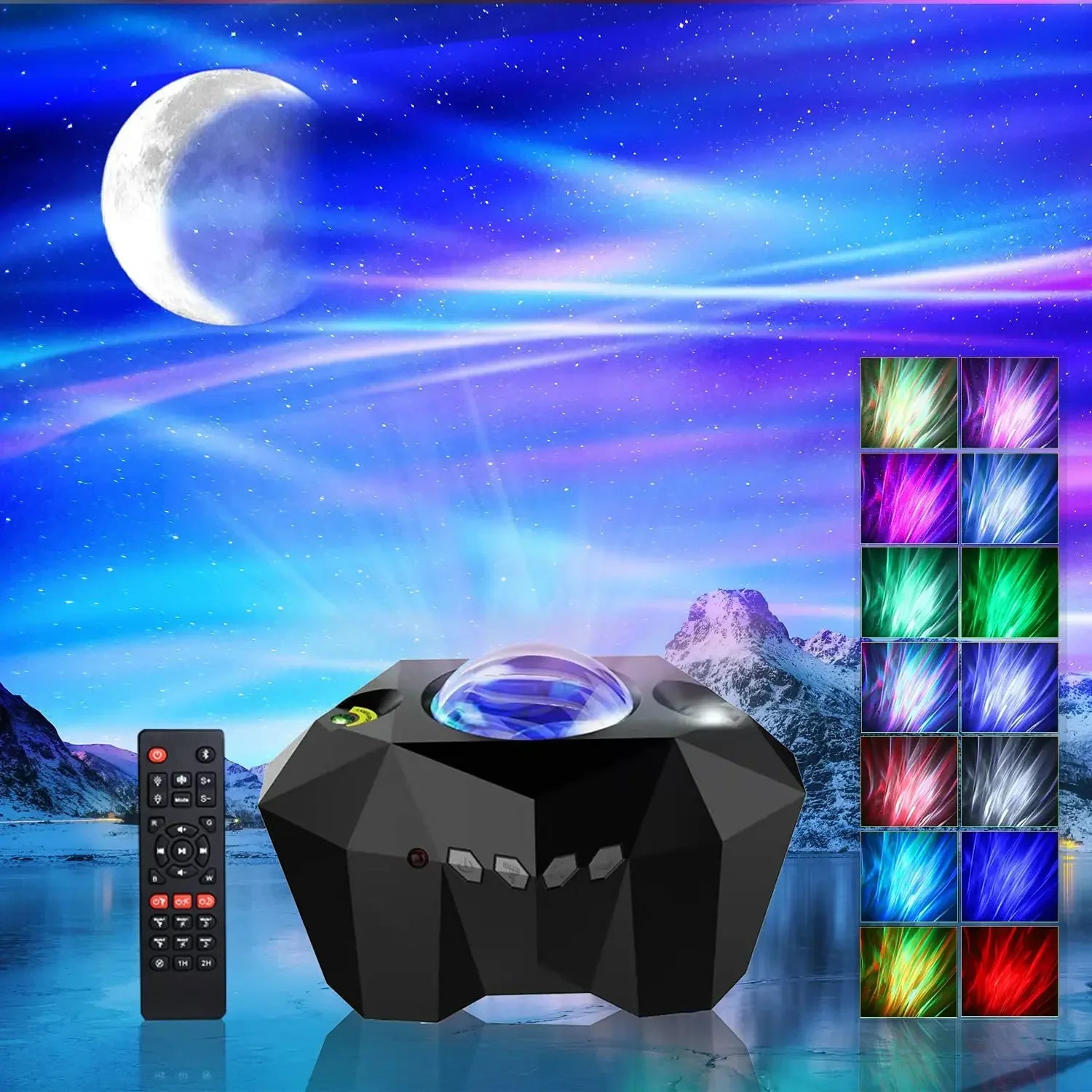 Sterrenhemel projector lamp voor relaxmomenten