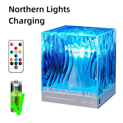 Oplaadbare projector lamp met sterrenhemel effect