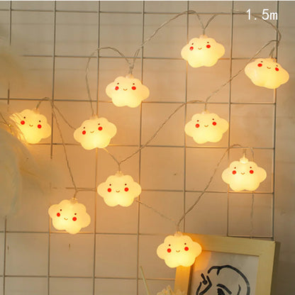 Lichtslinger met sneeuwbal effect – Voor winterdecoratie