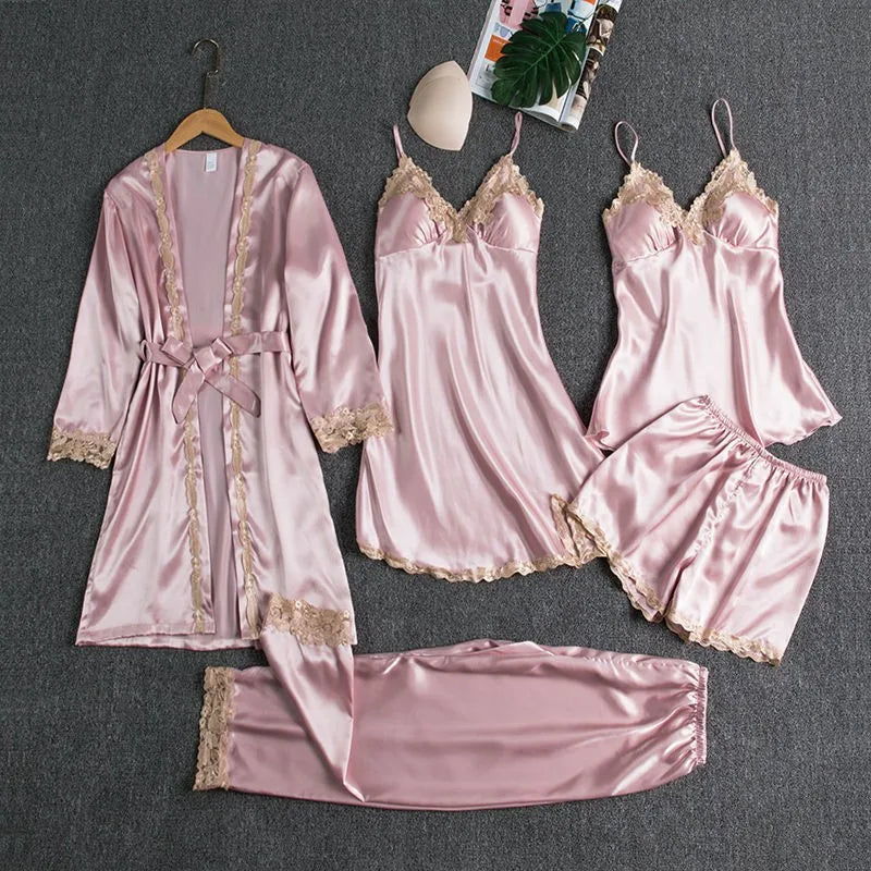 Dames Pyjama Set: Luxueuze Katoenen Nachtkleding voor de Winter