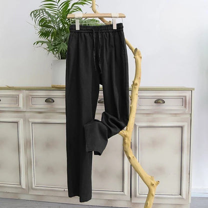 Linnenmix broek heren in katoenblend – Voor het beste van beide