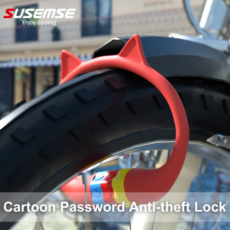 Abus fietsslot met sleutel en houder – Handig mee te nemen