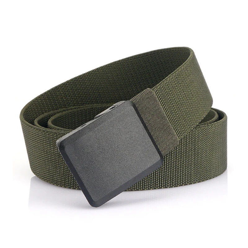 Riem heren met geweven structuur en leren details