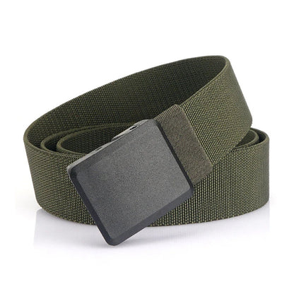 Riem heren met geweven structuur en leren details