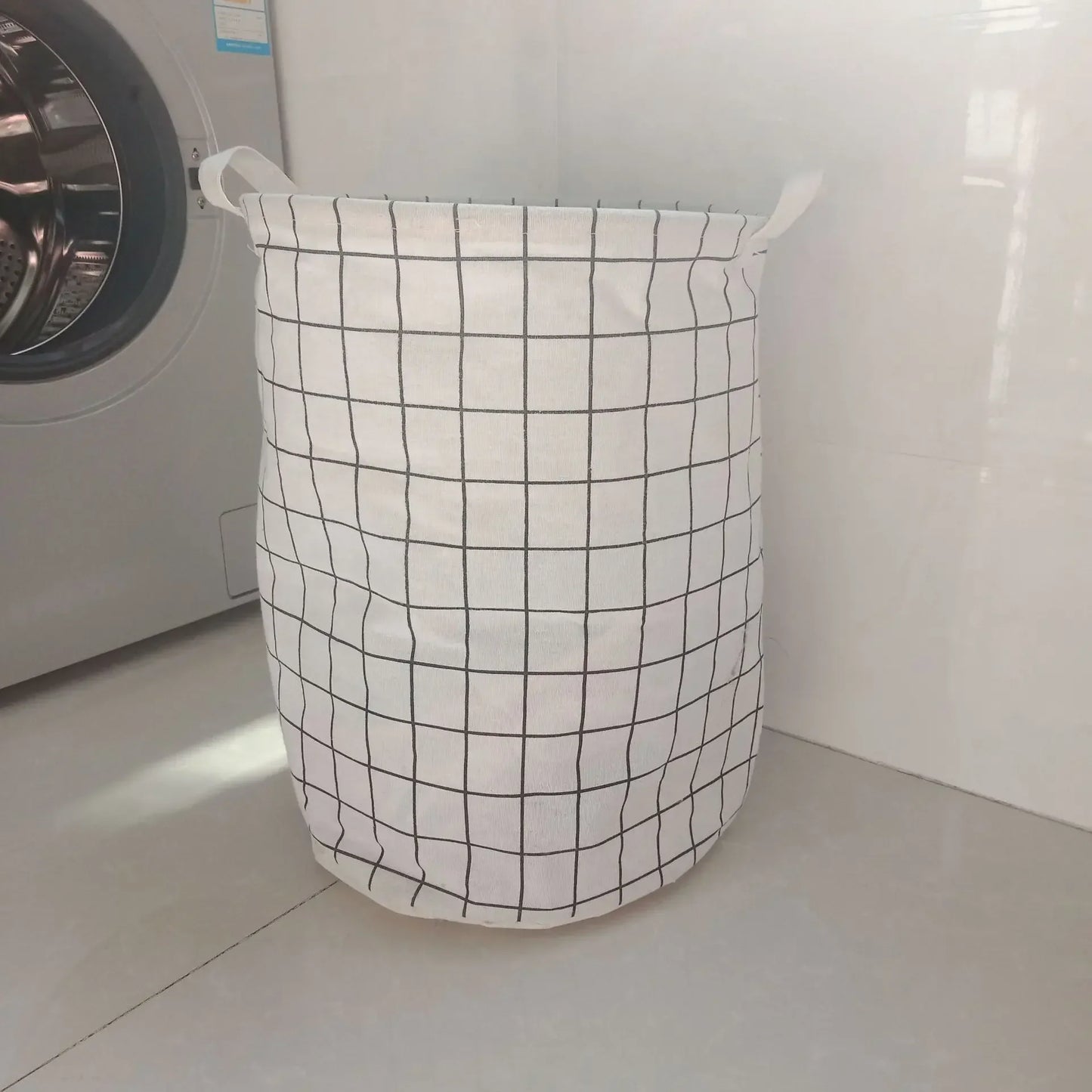 Opvouwbare wasmand met steel frame