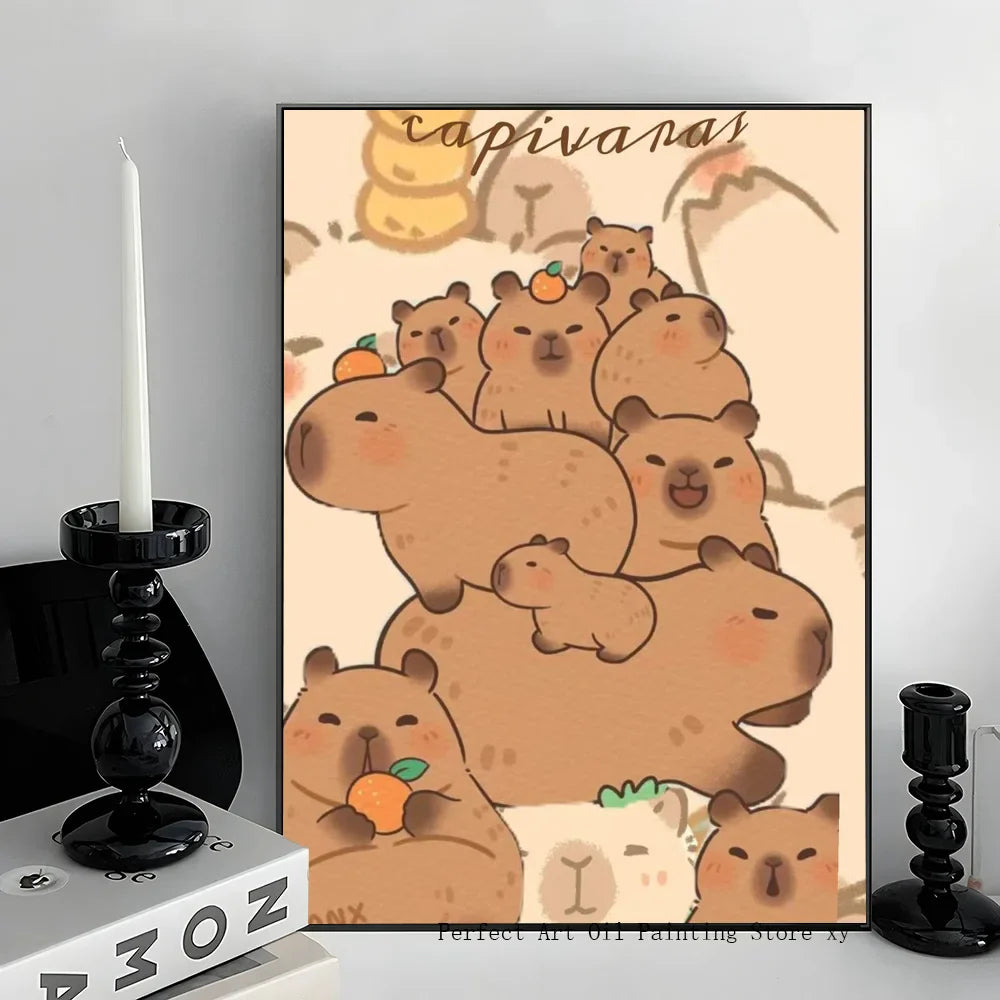 Poster met grafisch ontwerp in kleur