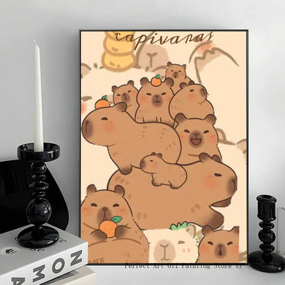 Poster met grafisch ontwerp in kleur