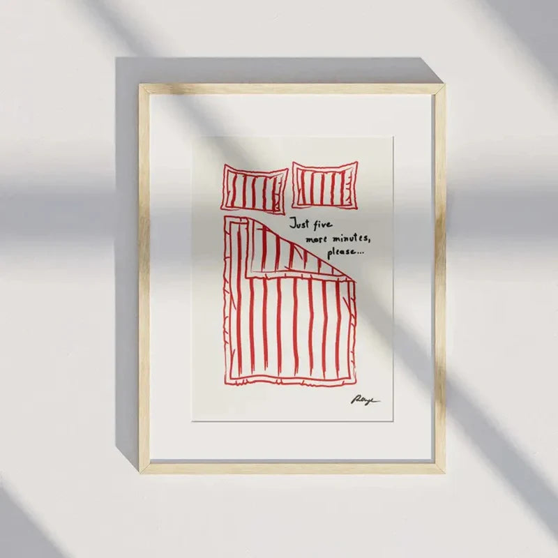 Posterset voor harmonieuze wand