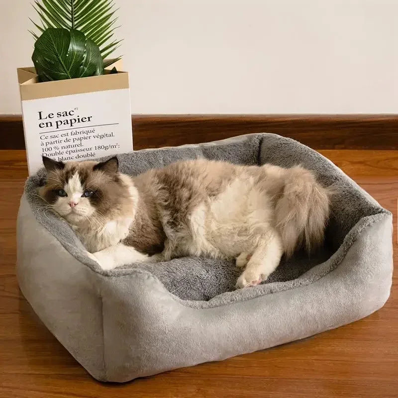 Grote kattenmand met orthopedische vulling – Voor senior katten