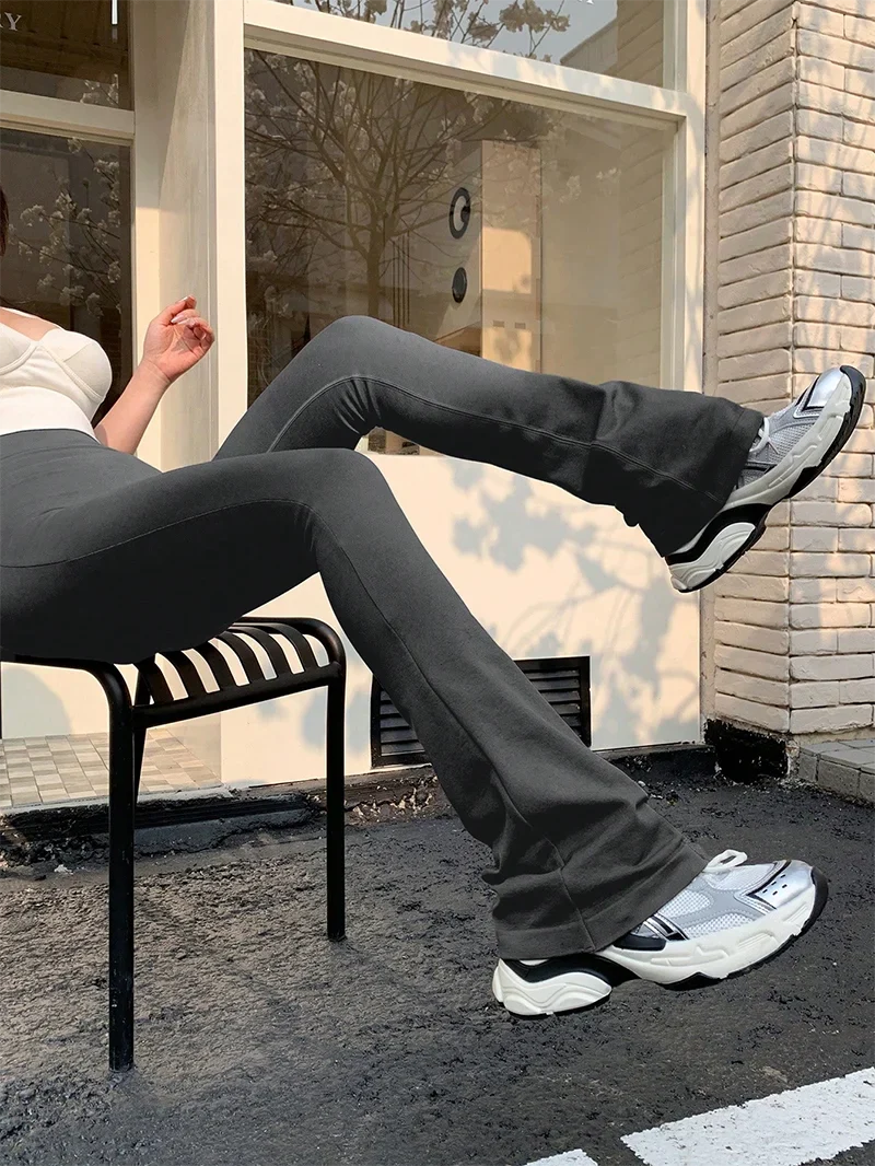 Zachte yoga legging en top met stretch