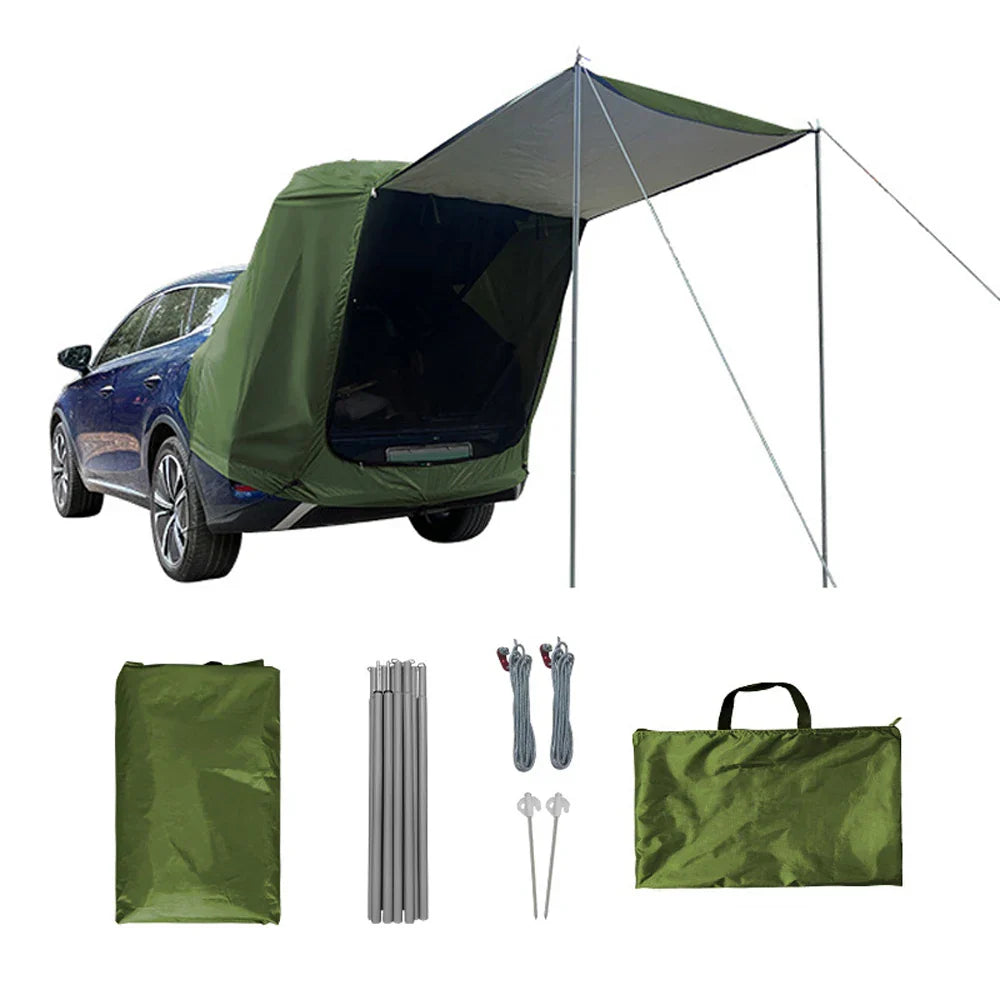Pop-up tent met reflecterende lijnen – Veilig in het donker