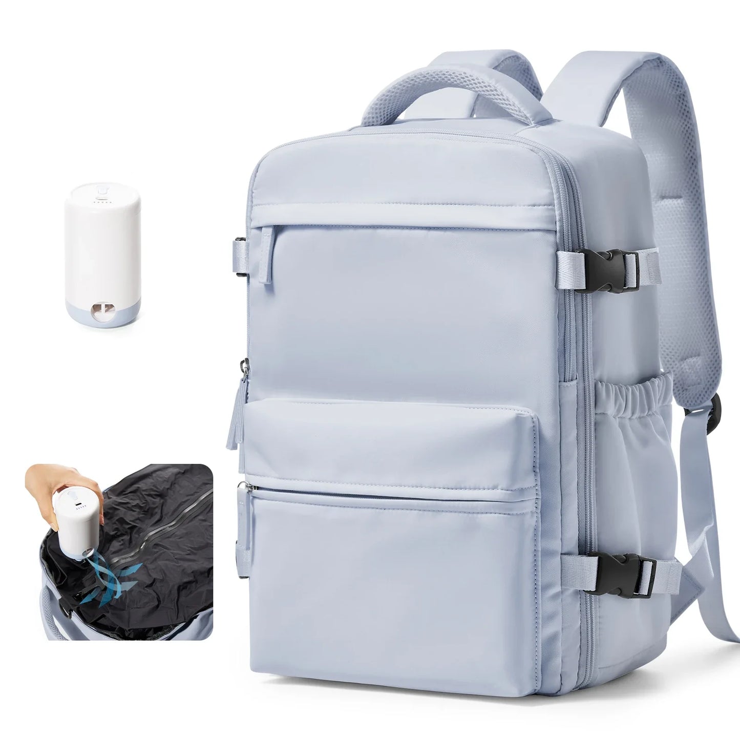 Handbagage rugzak met waterdichte ritsen