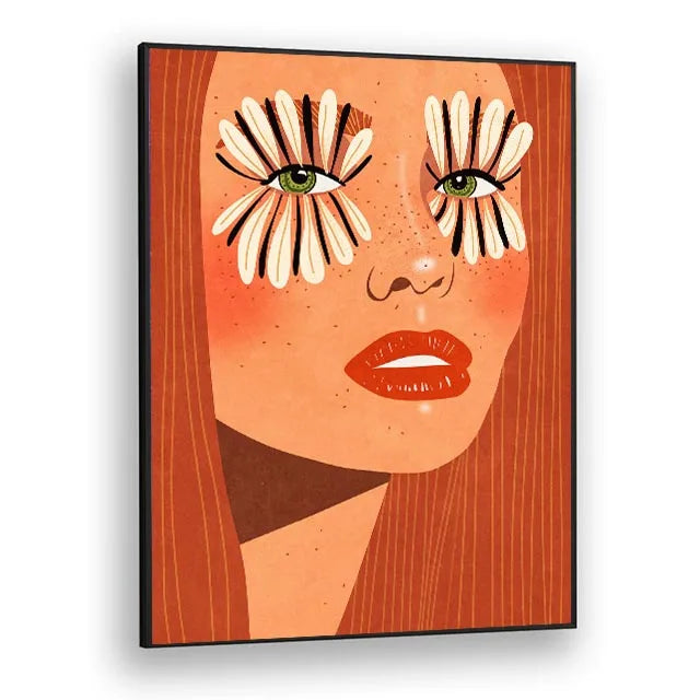 Woonkamer poster met rustgevende kleuren