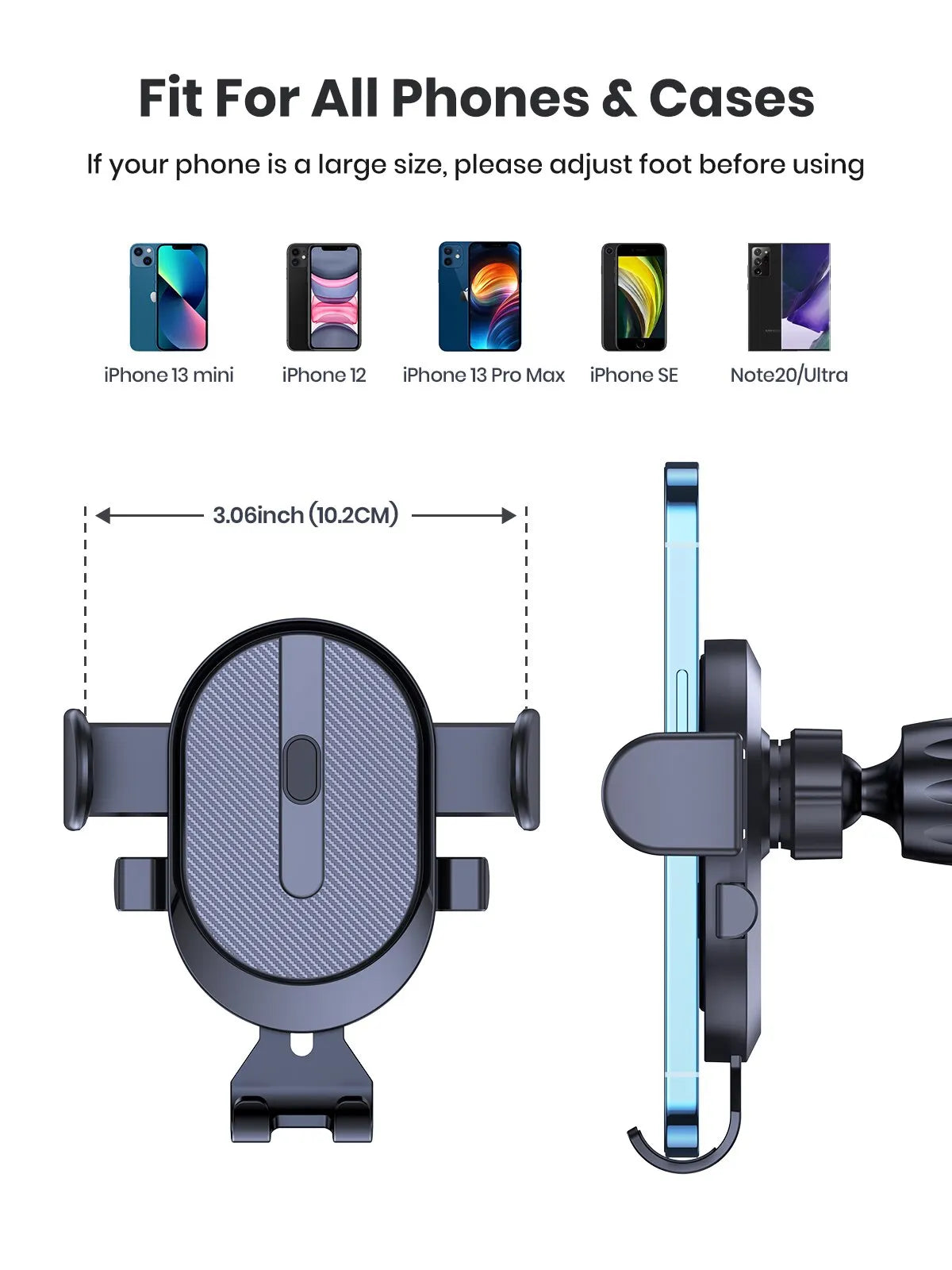 Action telefoonhouder auto met minimalistisch design – Strak en modern