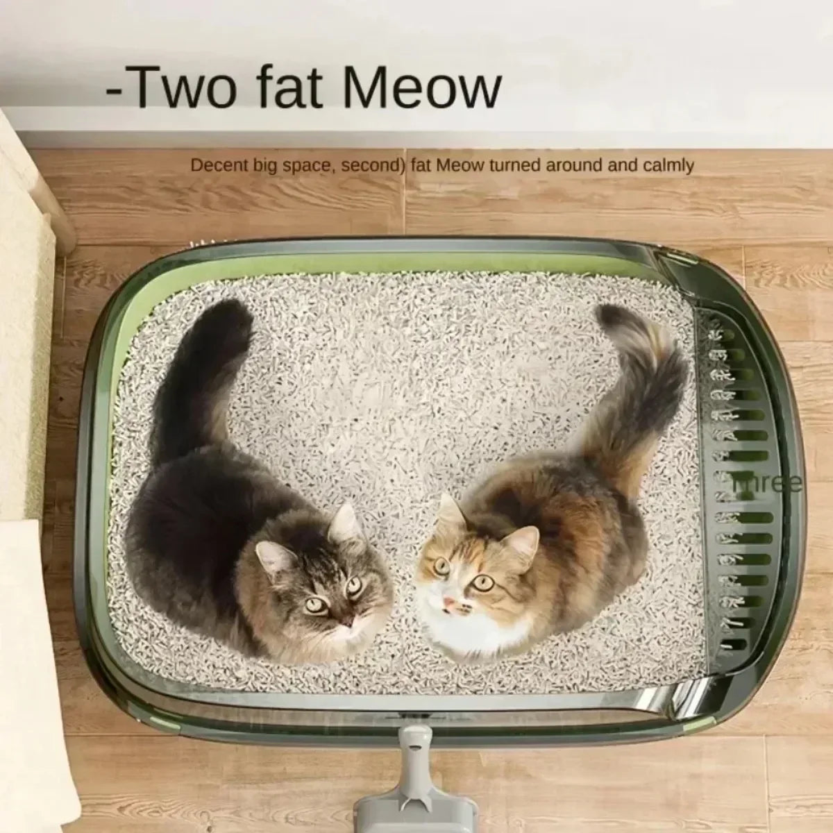 Mooie kattenbak met ronde vormen – Zacht en vriendelijk design