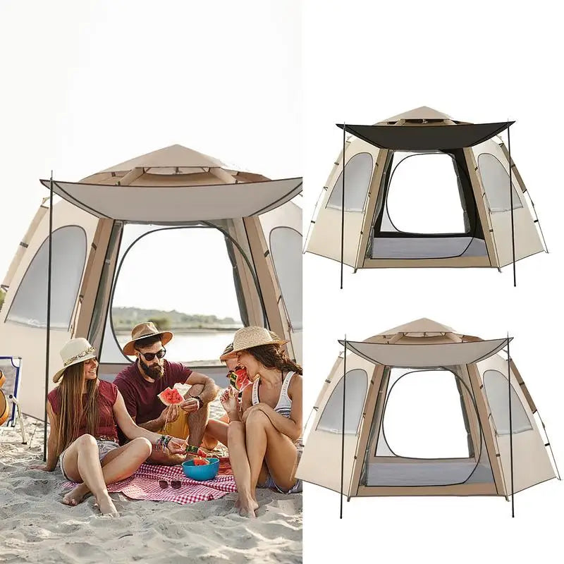 Lidl pop-up tent in opvallende kleur – Goed te herkennen