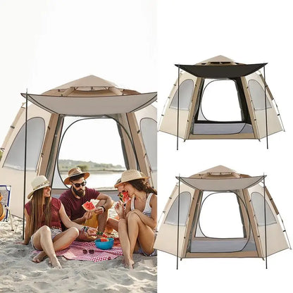Lidl pop-up tent in opvallende kleur – Goed te herkennen