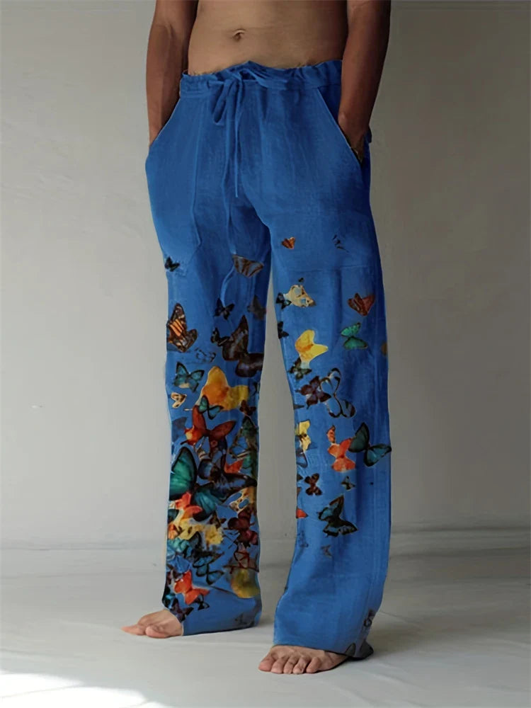 Linnen broek man in zomerse pastel – Verfrissende stijl