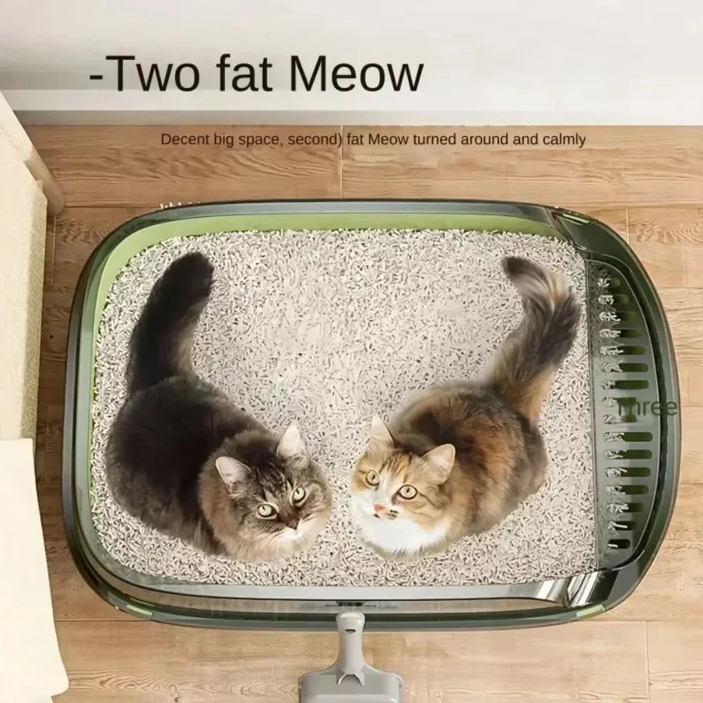 Kattenbak Action met vrolijk patroon – Leuk voor elk huis