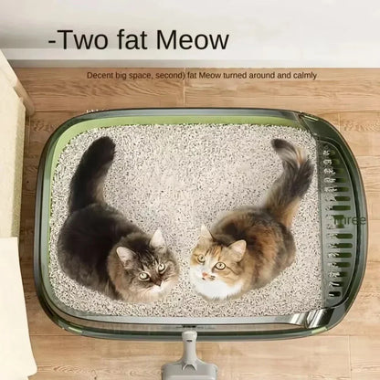 Kattenbak Action met vrolijk patroon – Leuk voor elk huis