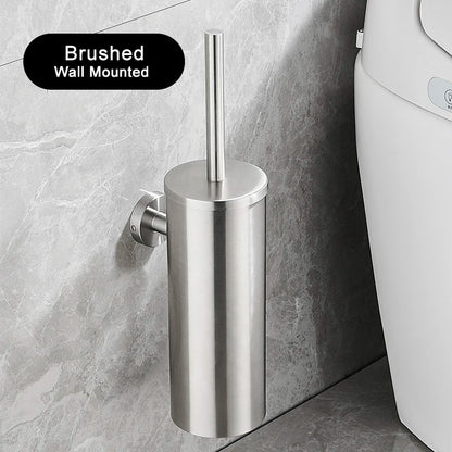 Design toiletborstel set mat zwart – Minimalistische luxe