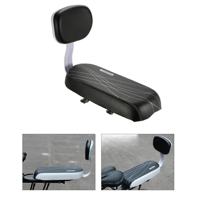 Comfort fietszadel met brede ondersteuning
