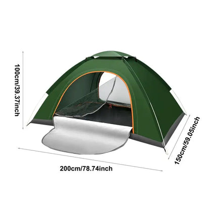 Pop up tent met muggennet en raam – Fris en veilig