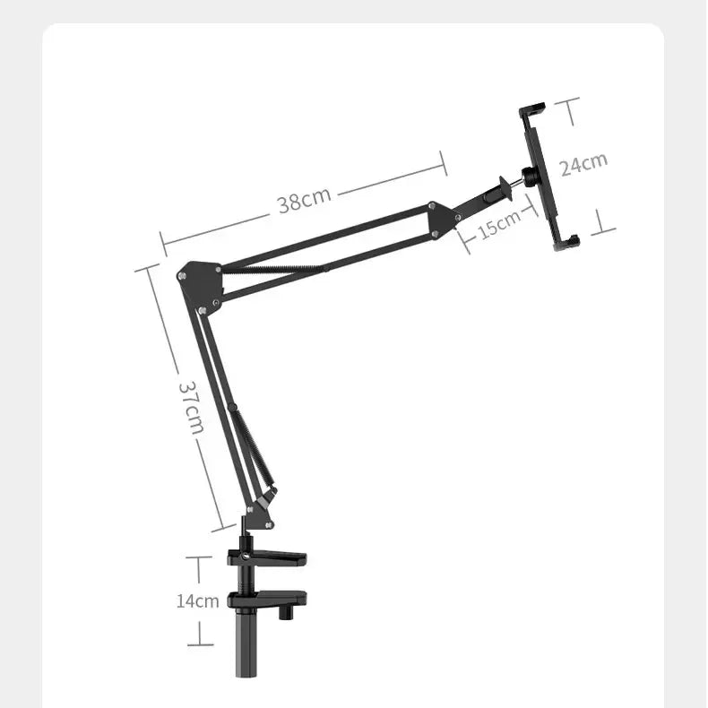 Witte telefoonhouder met minimalistische afwerking
