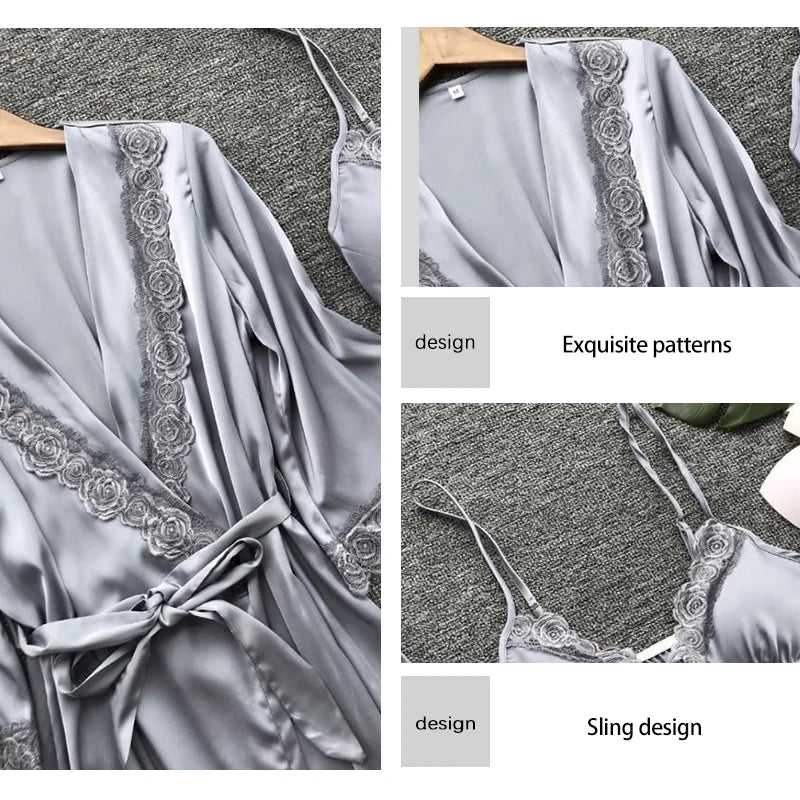 Dames ochtendjas in neutrale tinten – Tijdloos en veelzijdig