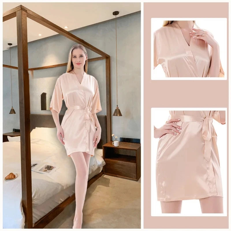 Satijnen ochtendjas dames Hunkemöller roze – Elegant ontwaken