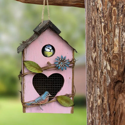 Vogelhuisje Xenos met ophangkoord – Hangt stevig