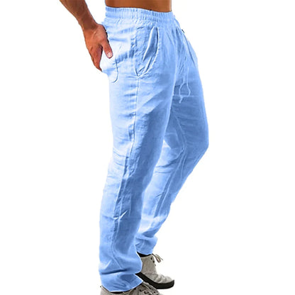 Zomerse linnen broek voor heren – Ademend en luchtig