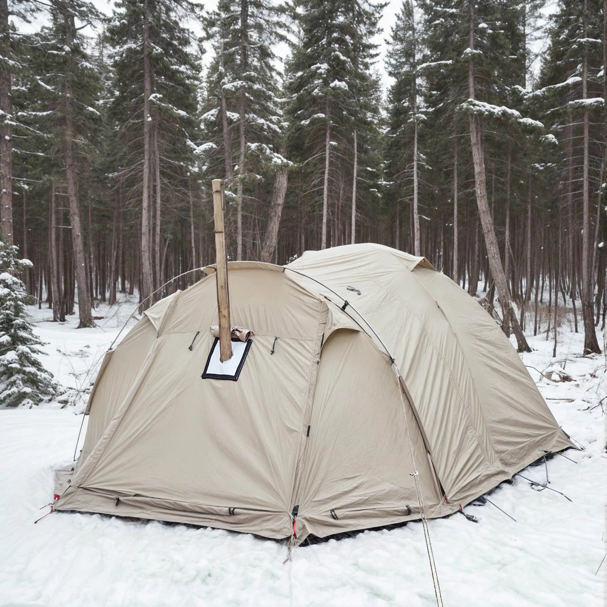 Pop-up tent met reflecterend dak – Minder hitte binnen