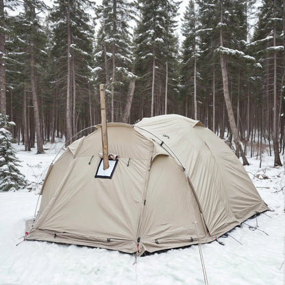 Pop-up tent met reflecterend dak – Minder hitte binnen