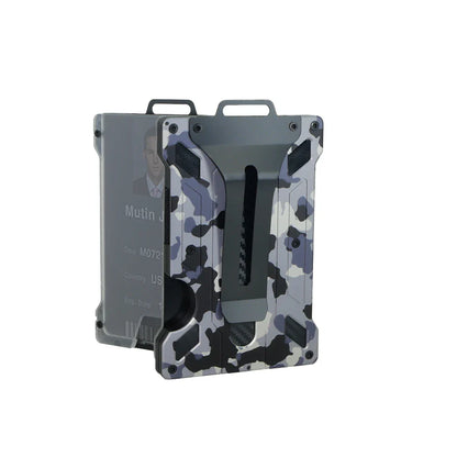 Pasjeshouder met metalen behuizing en rubber grip – Extra stevig