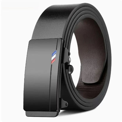 Riem heren met vintage messing gesp