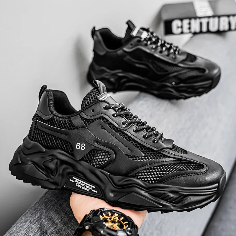 Mesh herenschoenen met verkoelend effect