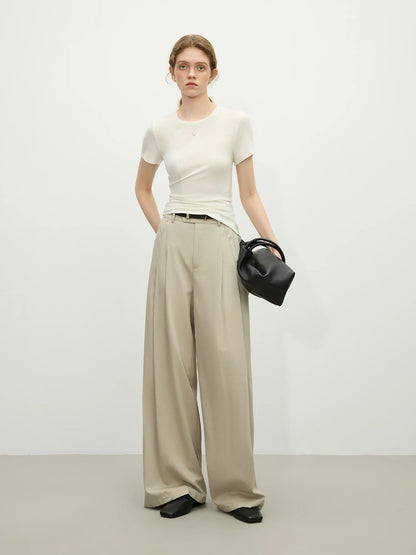Zara linnen broek dames in basic stijl – Minimalistische schoonheid