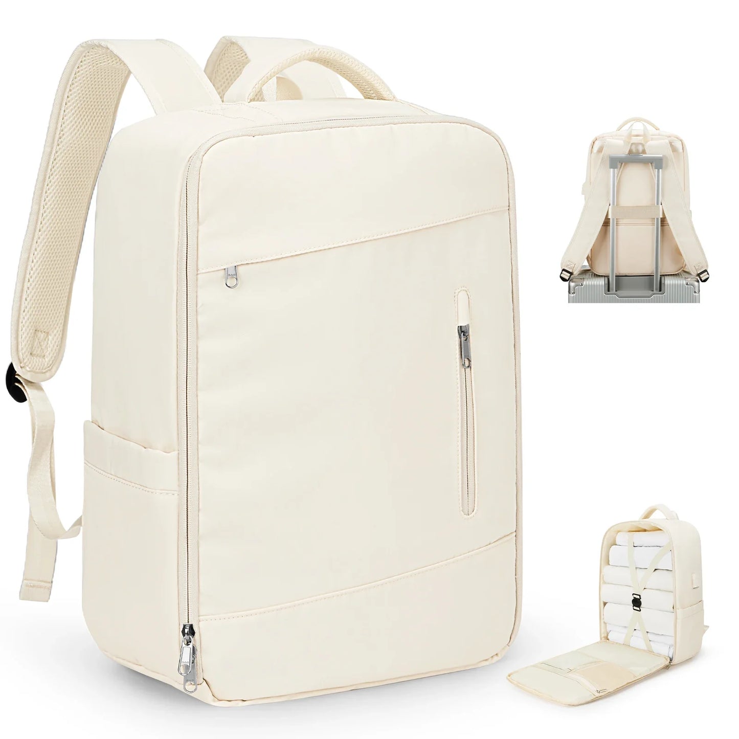 Rugzak handbagage met minimalistisch design