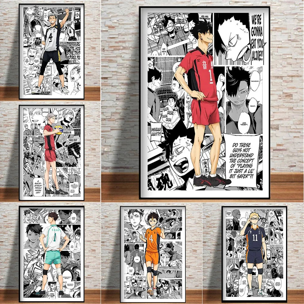 Kinderkamer poster met alfabet of cijfers