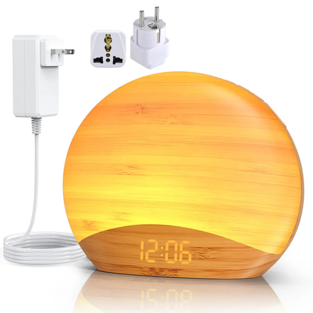 Wake up light met energieke kleurovergang – Stimuleert activiteit
