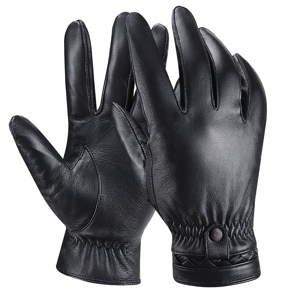 Klassieke herenaccessoires: leren handschoenen